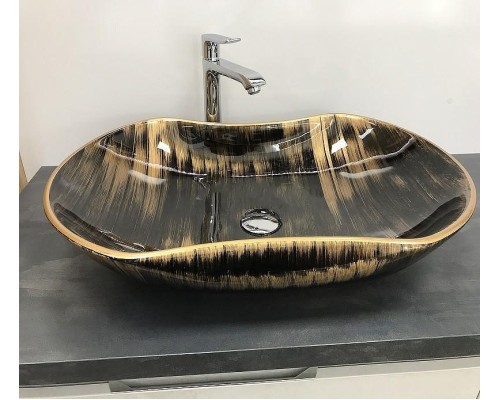 Раковина-чаша CeramaLux 66 7097 Бронза