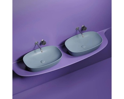 Раковина-чаша Ceramicanova Element 60 CN6049MHL Серо-голубая матовая