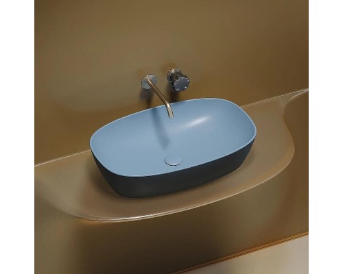 Раковина-чаша Ceramicanova Element 60 CN6049ML Голубая матовая