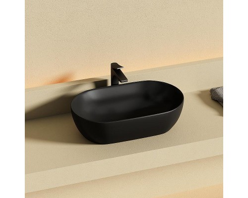 Раковина-чаша Ceramicanova Twist CN12001MB Черная матовая