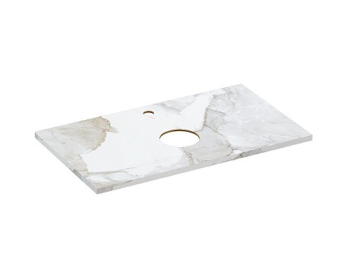 Столешница под раковину Cersanit Stone 80 63855 Белая сатиновая