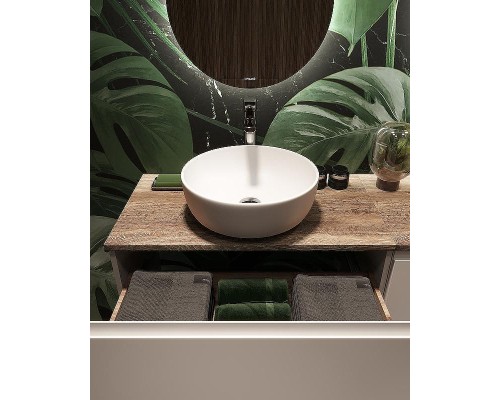 Столешница под раковину Cersanit Wood 80 64188 Орех матовый