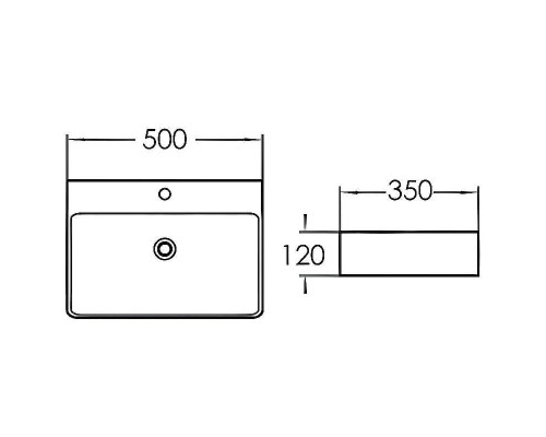 Раковина Comforty 50 7657D 00-00011951 Белая
