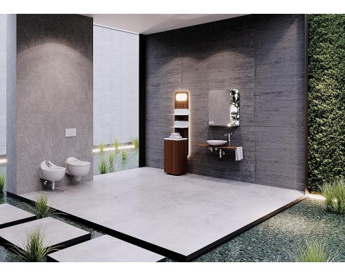 Раковина-чаша со столешницей Creavit Foglia 110 FL0110.00 цвет Белый