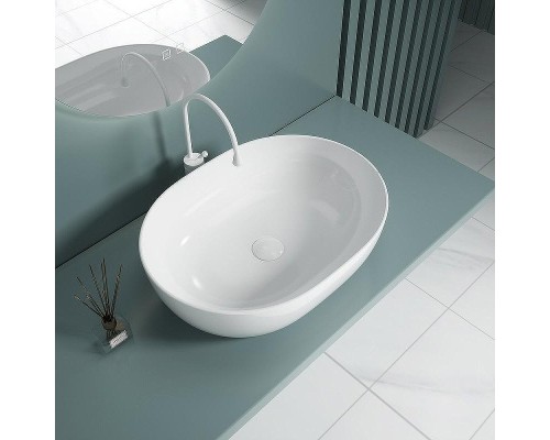 Раковина-чаша Esbano Coral-N 49 ESRNCORANW Белая глянцевая