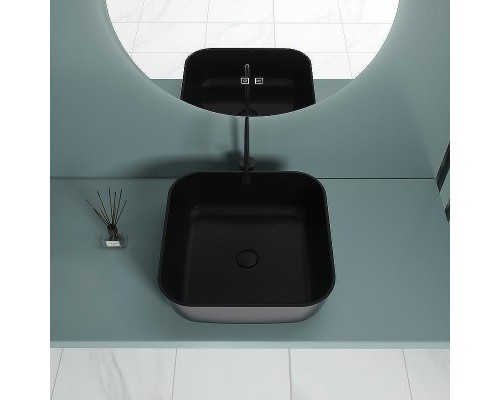 Раковина-чаша Esbano Ercina-N 39 ESRNERCINMB Черная матовая