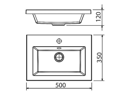 Раковина Florentina Анита 50 10.150.00500.001 Белая