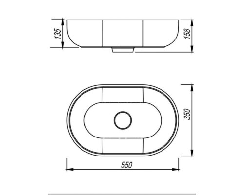 Раковина-чаша Florentina Асти 55 10.340.00550.201 цвет Жасмин