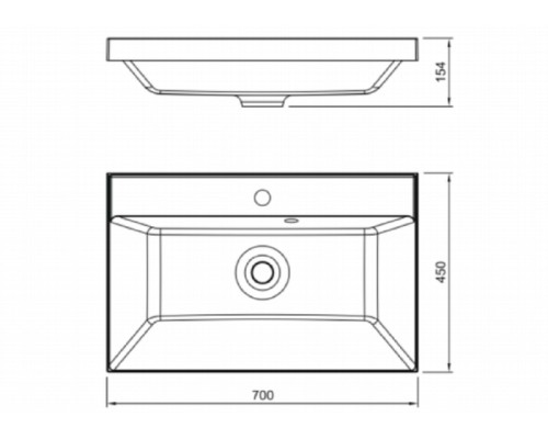 Раковина Florentina Астория 70 10.170.00700.201 цвет Жасмин