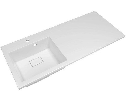 Раковина Florentina Аванти 110 L 10.310.0L110.001 с местом под стиральную машину цвет Белый