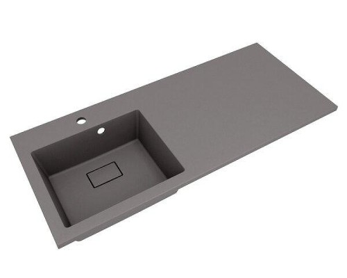 Раковина Florentina Аванти 110 L 10.310.0L110.307 с местом под стиральную машину цвет Серый шелк