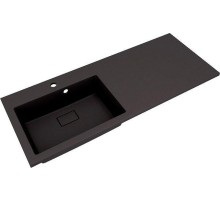 Раковина Florentina Аванти 120 L 10.310.0L120.302 с местом под стиральную машину цвет Антрацит