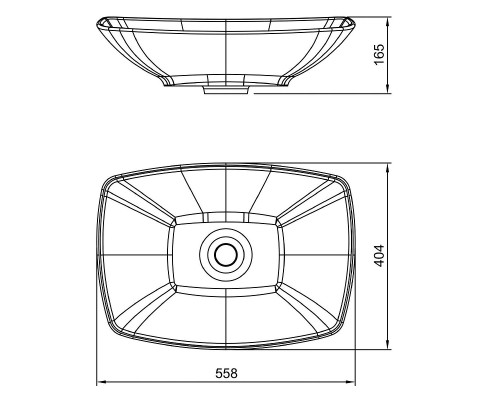 Раковина-чаша Florentina Моника 56 10.112.00560.307 цвет Серый шелк