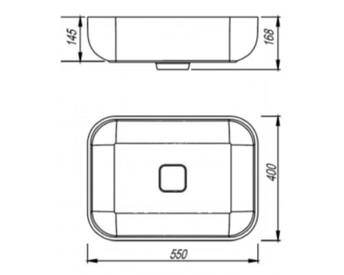 Раковина-чаша Florentina Наоми 55 10.330.00550.307 цвет Серый шелк