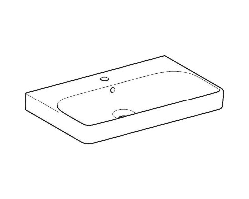 Раковина Geberit Smyle Square 90 500.251.01.1 Белая