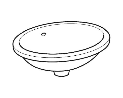 Раковина Geberit VariForm 500.752.01.2 Белая