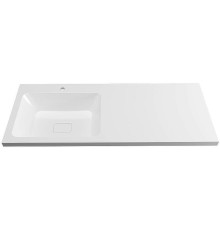 Раковина Grossman Madera Камилла 110 L 1101031 с местом под стиральную машину Белая