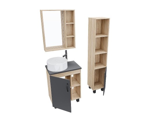 Столешница под раковину Grossman Флай 60 506002 Серая