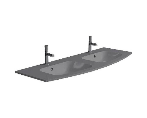 Раковина Jacob Delafon Nona 140 EB1887RU-DE4 двойная Серая матовая