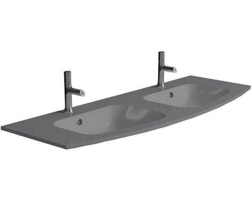 Раковина Jacob Delafon Nona 140 EB1887RU-DE4 двойная Серая матовая