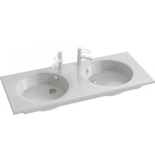 Раковина Jacob Delafon Odeon Rive Gauche 120 EXAT112-Z-00 двойная Белая