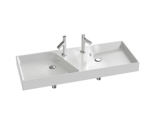 Раковина Jacob Delafon Rythmik 120 EXM112-00 двойная Белый