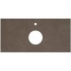 Столешница под раковину Kerama Marazzi Canaletto Про Чементо 100 CN100.DD507020R Коричневая темная матовая