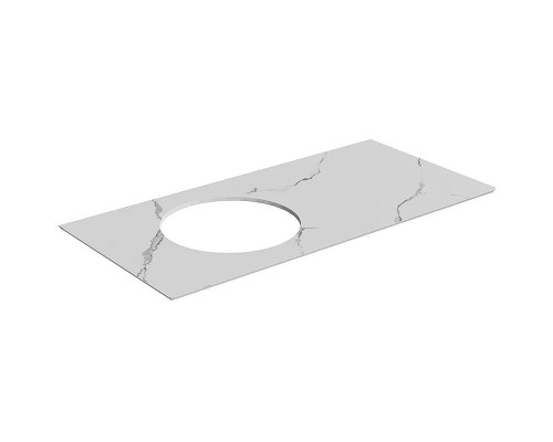 Столешница под раковину Kerama Marazzi Iconico Монте Тиберио 100 CO3.SG50008220R\100 Белая матовая