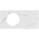 Столешница под раковину Kerama Marazzi Iconico Монте Тиберио 100 CO3.SG50008220R\100 Белая матовая