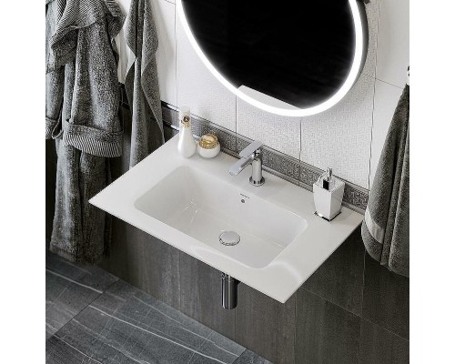 Раковина Kerama Marazzi Piano 75 PI.wb.75 Белая глянцевая