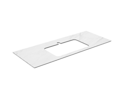 Столешница под раковину Kerama Marazzi Plaza Classic Neo Монте тиберио 120 PL2.SG507100R\120 Белый мрамор