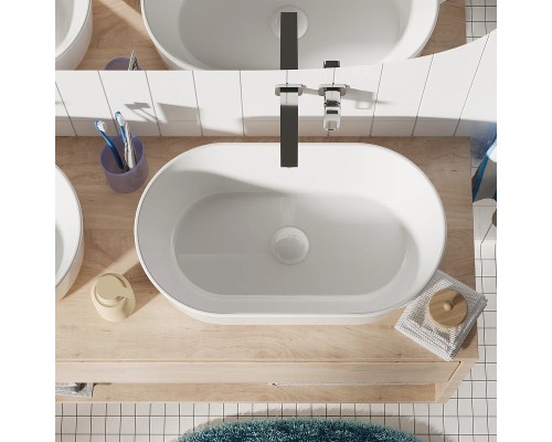 Раковина-чаша Pragma Olako 53 901855.OLK1.GWRX.005-2 цвет Белый глянцевый