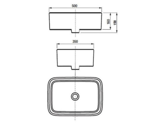 Раковина-чаша Roca Mila 50 32700B000 Белая
