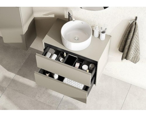 Столешница под раковину Roca Ona 80 A857618510 Серая матовая