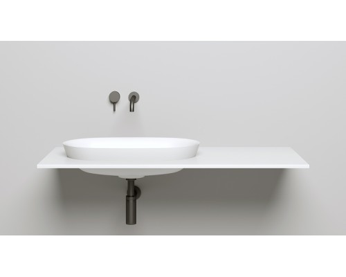 Раковина Salini Marea 01 65 1802201M Белая матовая