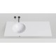 Раковина Salini Marea 05 42 1802205M Белая матовая