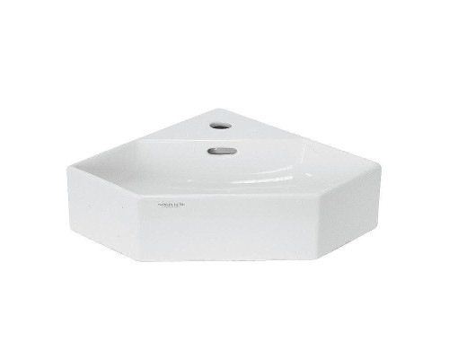 Раковина-чаша Sanita Luxe Line 49 WB.CR/Line/35-C/WHT.G/S1 угловая Белая