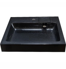 Раковина Stella Polar Солярис 60 SP-00001340 на стиральную машину Черный металлик