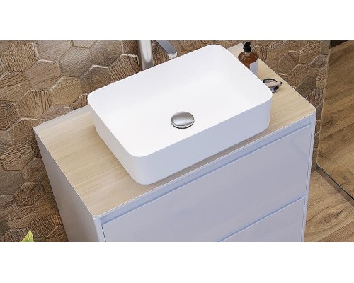 Столешница под раковину Velvex Klaufs 60 StKLA.60.MH-216.617 Белая Шатане