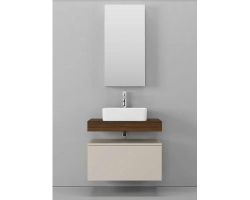 Столешница под раковину Velvex Unique Unit 80 st.UNI.80-630 Белый мрамор