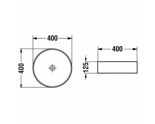 Раковина-чаша Vincea 40 VBS-5GL05 Золото