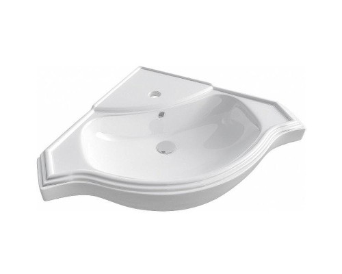 Раковина СанТа Kirovit 65 Классик угловой Белая