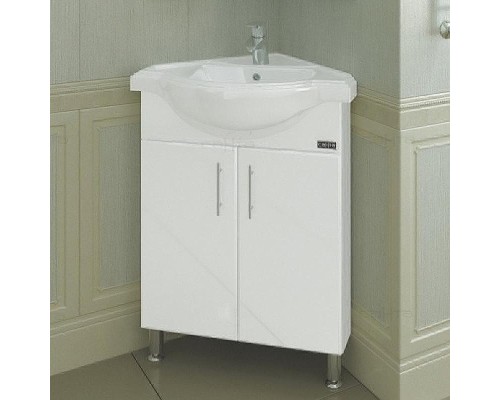 Раковина СанТа Kirovit 65 Классик угловой Белая