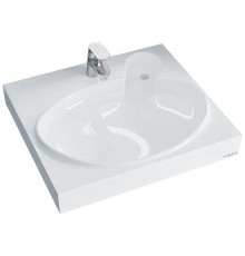 Раковина СанТа Сатурн 60 900126 на стиральную машину Белая