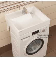 Раковина СанТа Юпитер 60 900117 на стиральную машину Белая