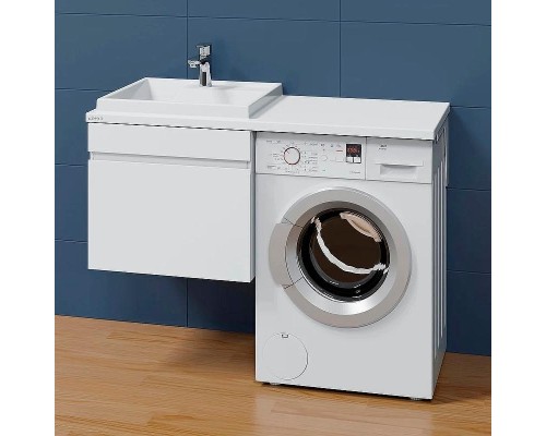 Раковина СанТа Юпитер 110 R 900132 на стиральную машину Белая