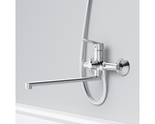 Смеситель для ванны AM.PM Crave F9C90200 универсальный цвет Хром