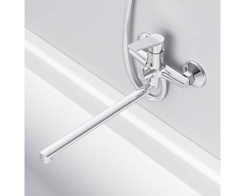 Смеситель для ванны AM.PM Crave F9C90200 универсальный цвет Хром