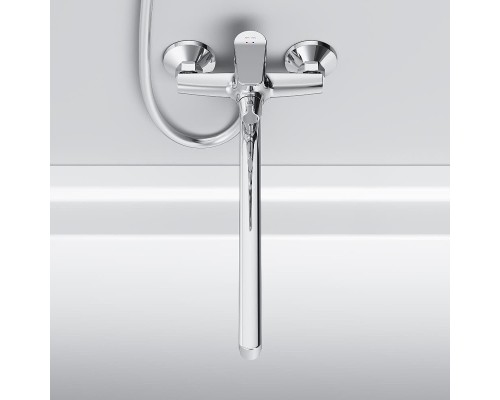 Смеситель для ванны AM.PM Crave F9C90200 универсальный цвет Хром