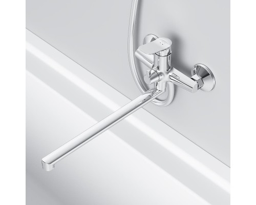 Смеситель для ванны AM.PM Force F9F90200 универсальный цвет Хром